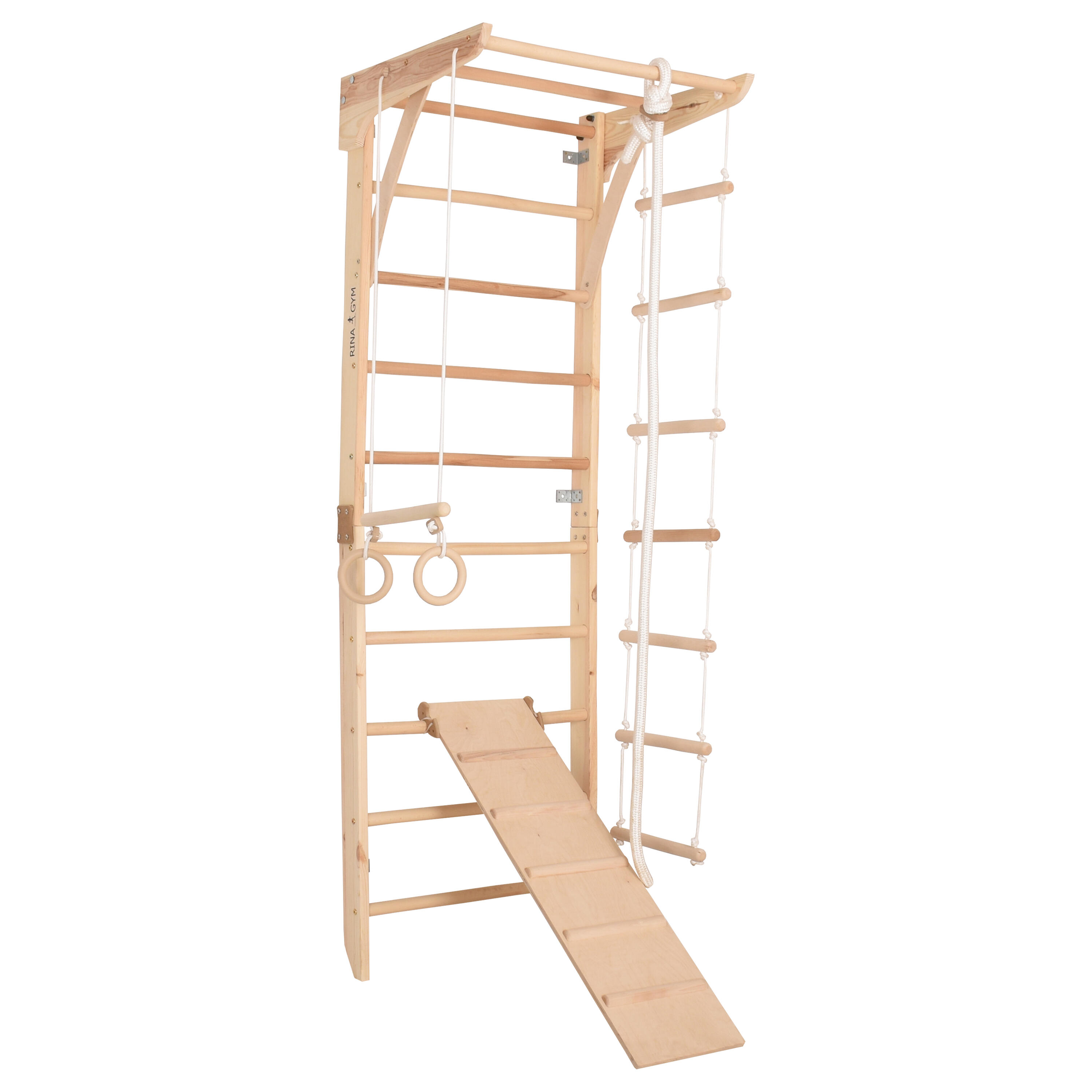 Spalliera svedese in legno – RINAGYM Kinder 3 naturale 5/6