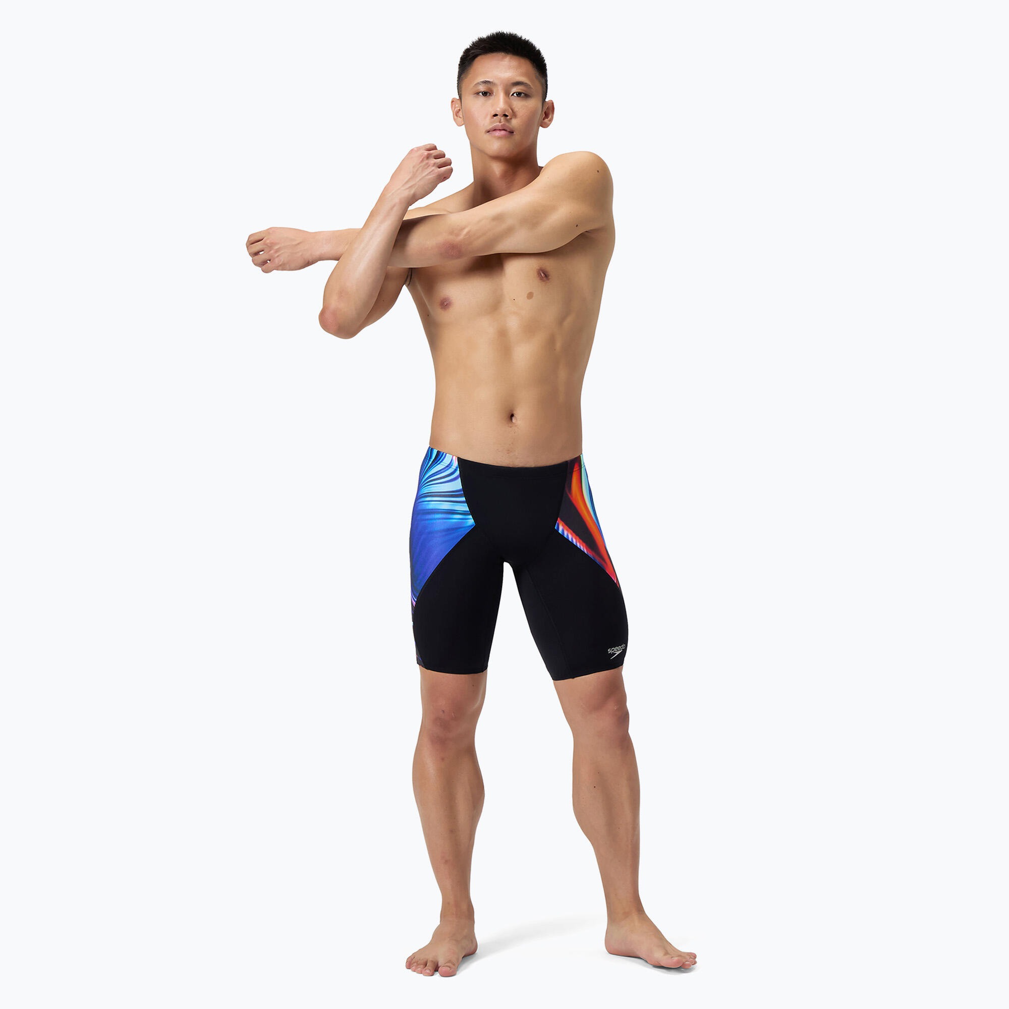 Maillot de bain Speedo Placement Digital V-Cut Jammer pour homme 2/4