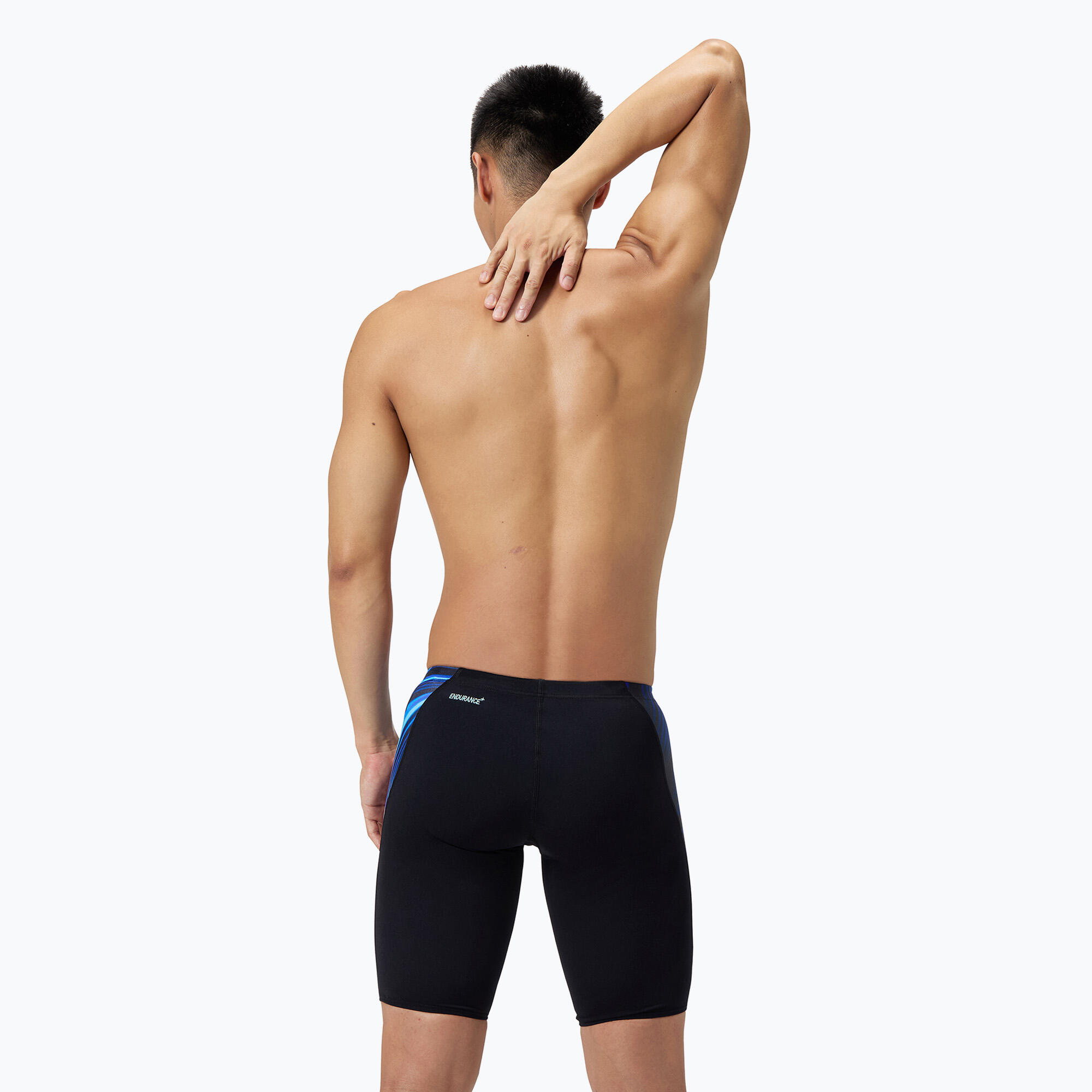 Maillot de bain Speedo Placement Digital V-Cut Jammer pour homme 3/4
