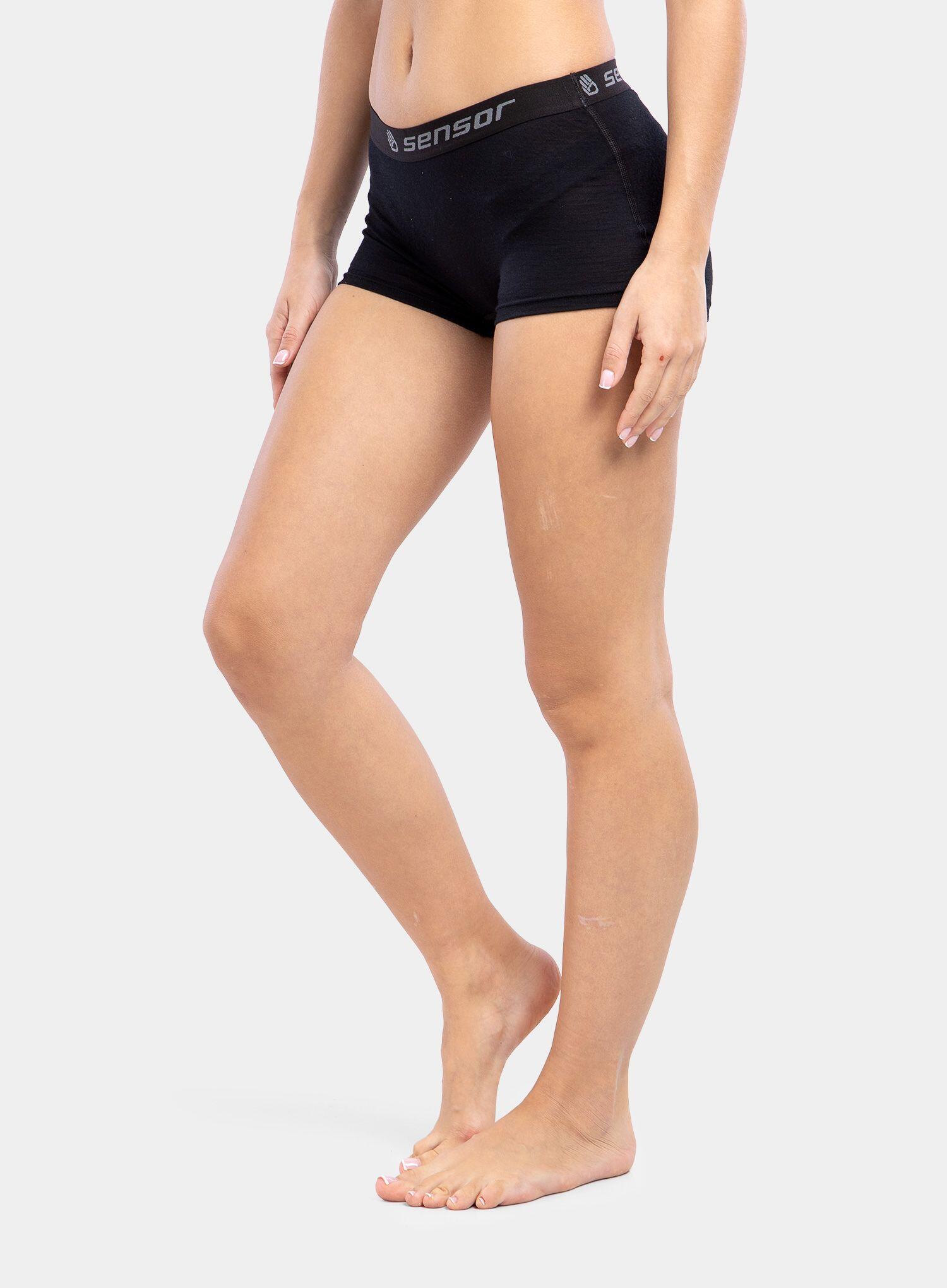 Bokserki damskie Sensor Merino Active Panties Boyshort 6/7