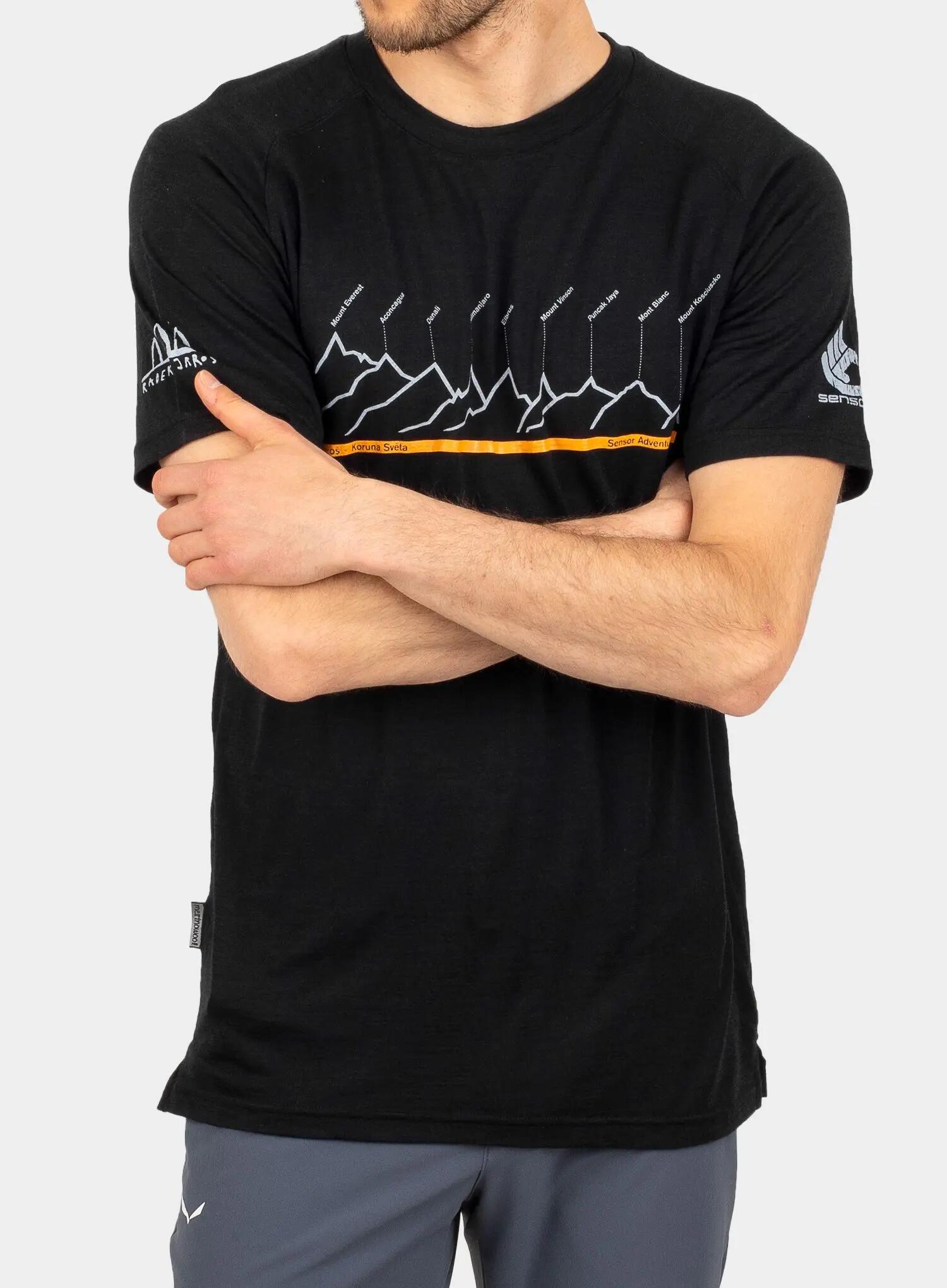 Koszulka merino męska Sensor Merino Air PT Tee SS 5/7