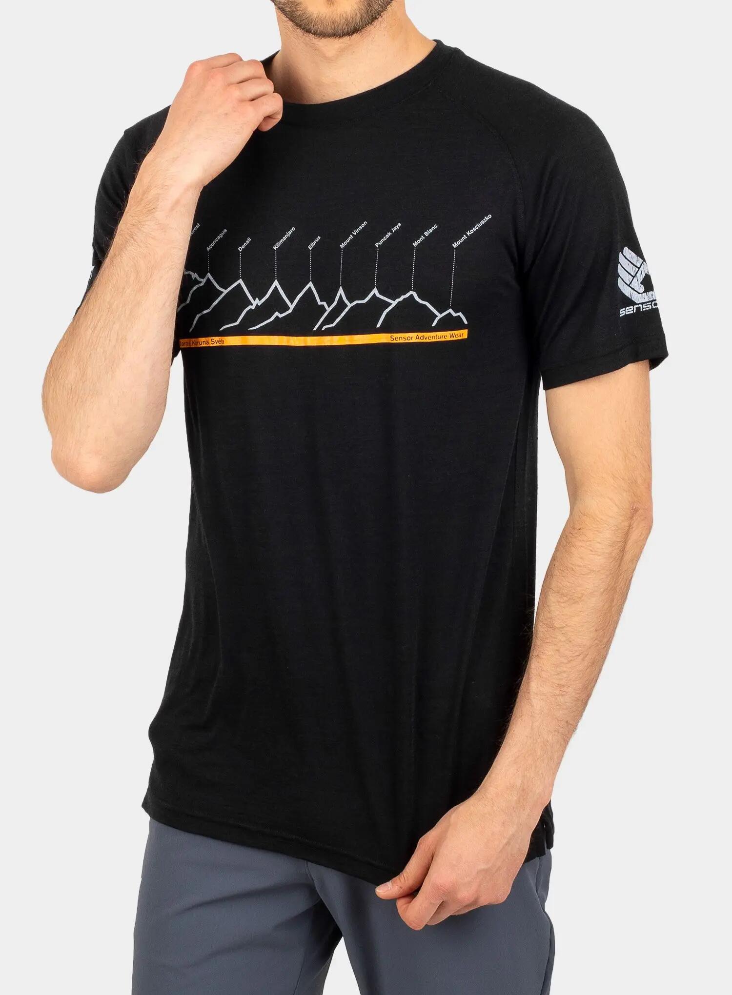 Koszulka merino męska Sensor Merino Air PT Tee SS 4/7