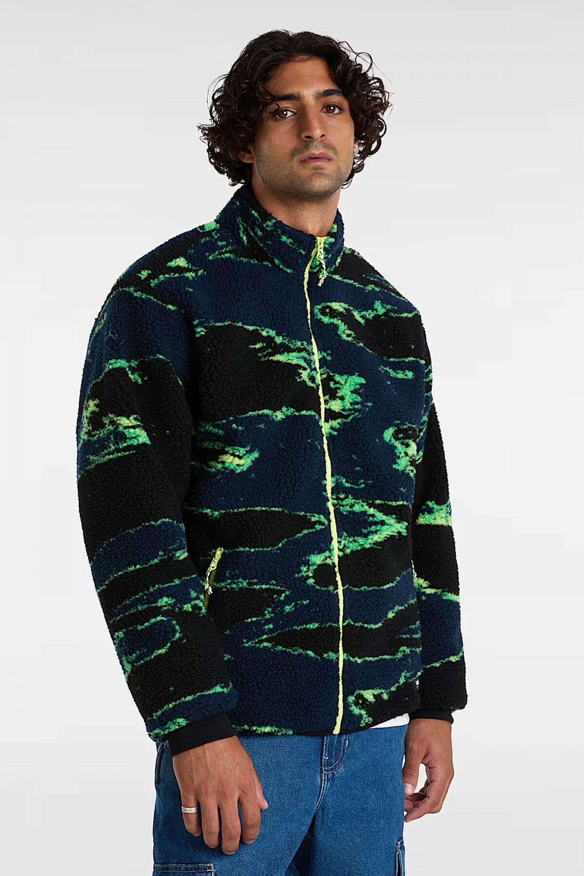 Giacca Vans Modello Slip Stream Full Zip J Colore Nero 5/5