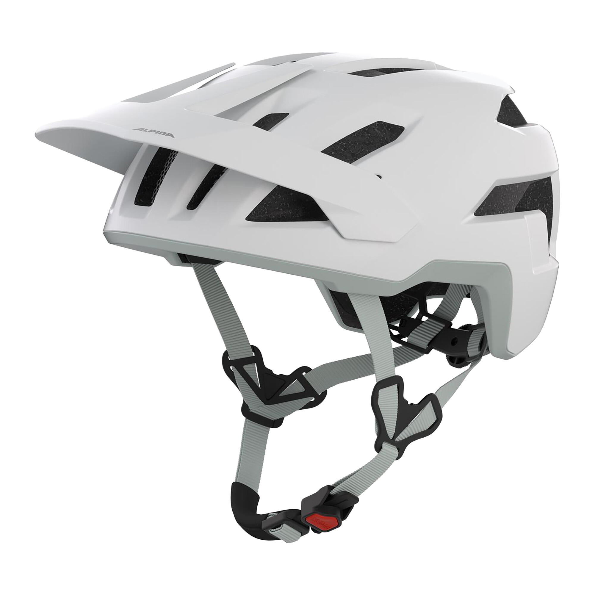 Casque MTB Olympic Sportswear Alpina Taunus 52-56 blanc mat 5/5