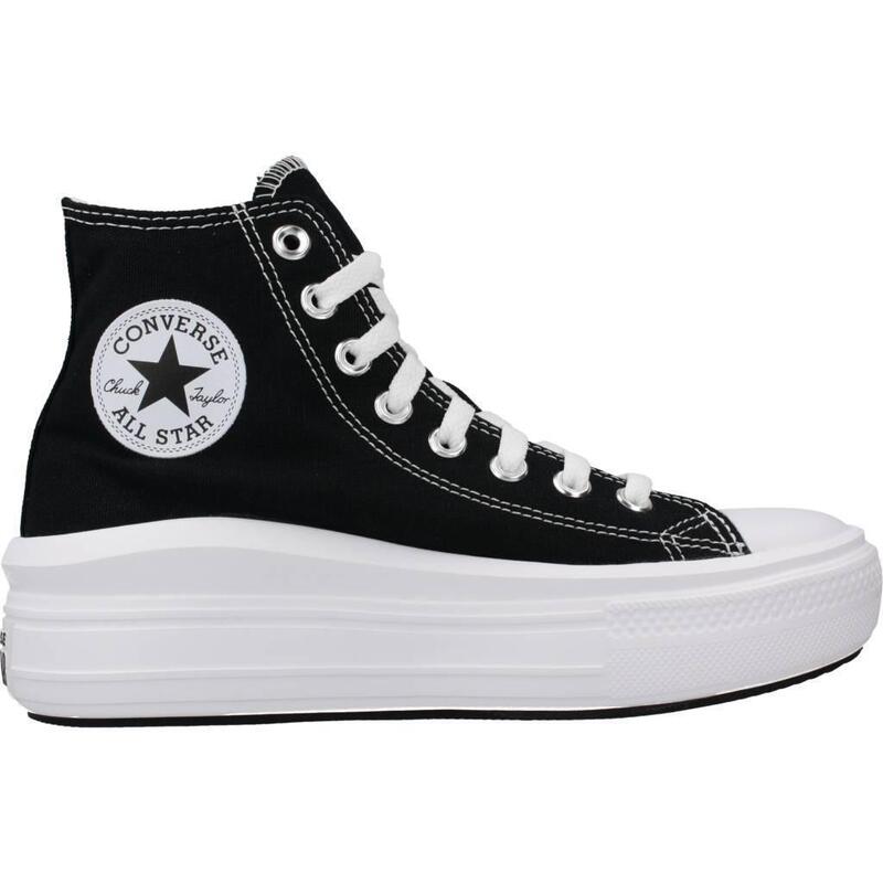 Tenisi unisex Converse Chuck Taylor All Star Move Hi, Negru