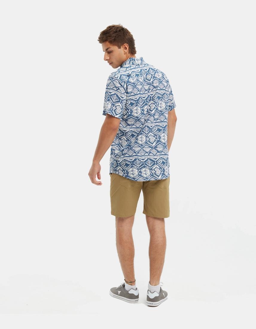 Camisa manga corta Hydroponic Azul estampada 6/6