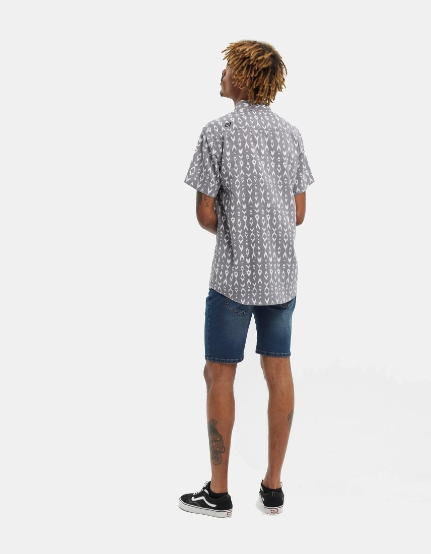 Camisa manga corta Hydroponic charcoal estampada 6/7