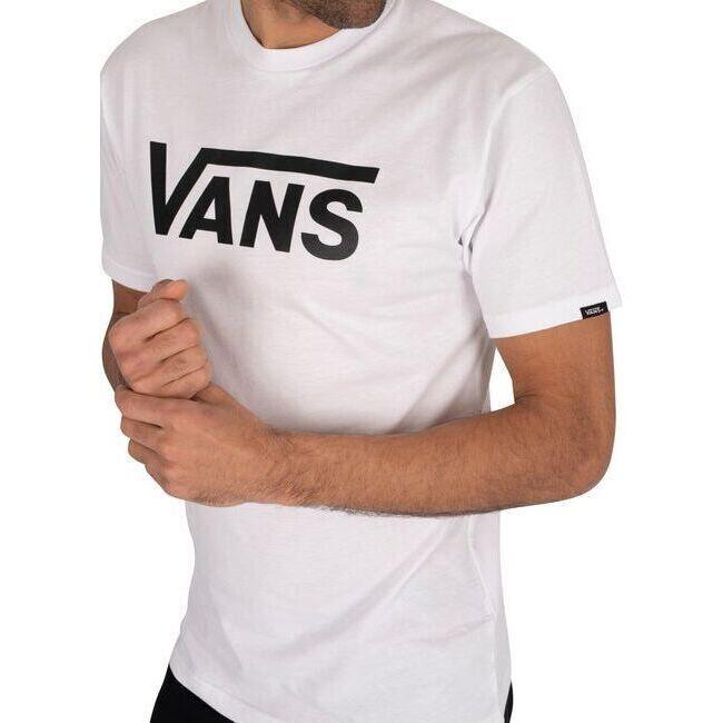 T-Shirt Vans Classic, Branco, Homens 4/6