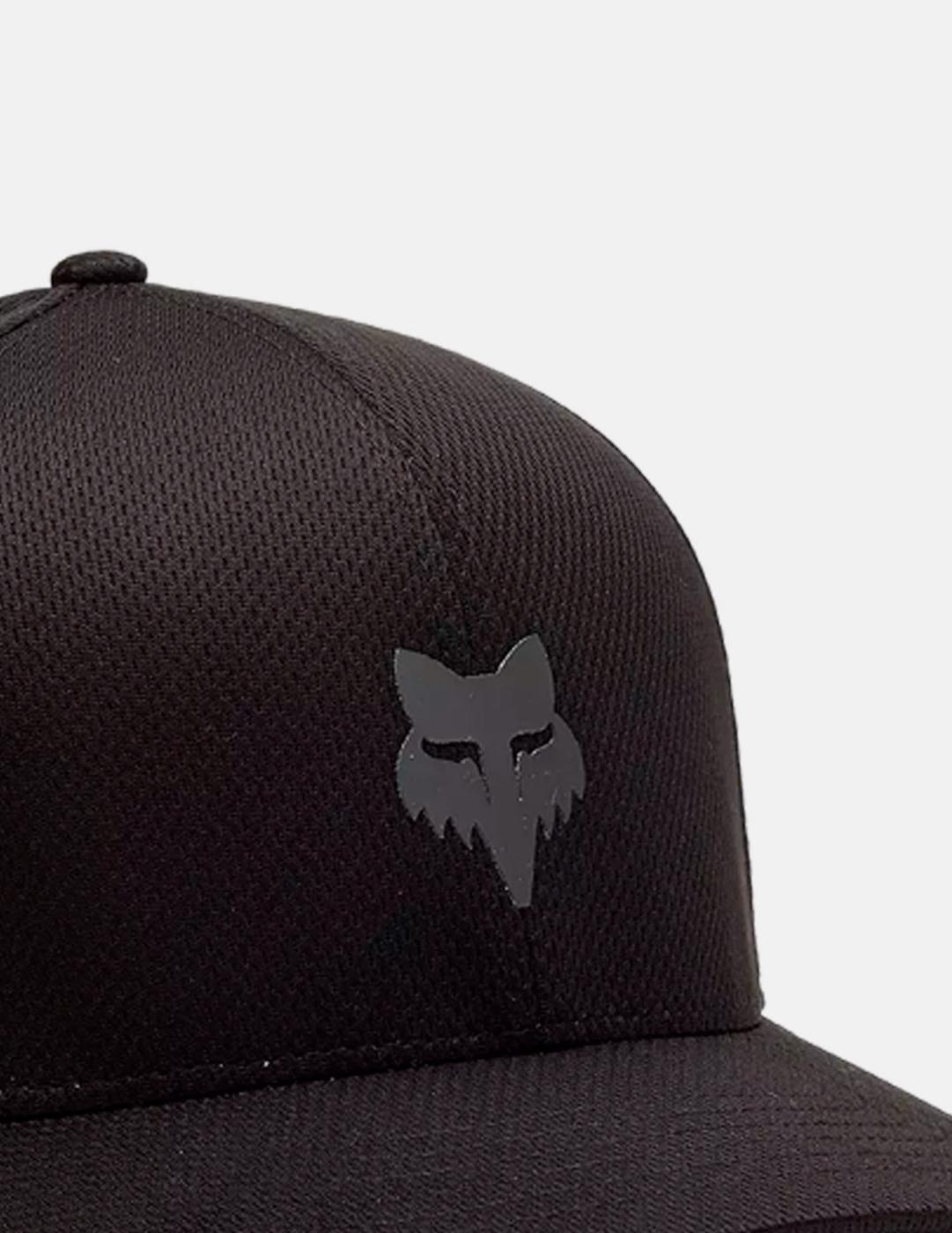 Gorra Fox Head tech flexfit Negro 3/3