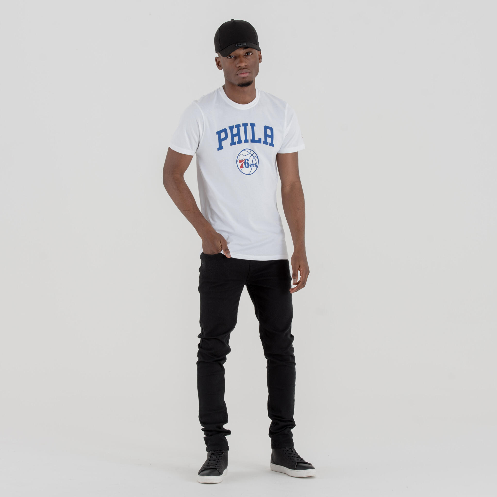 T-shirt imprimé NBA Seasonal Team Logo Philadelphia 76ers Hommes NEW ERA 5/5