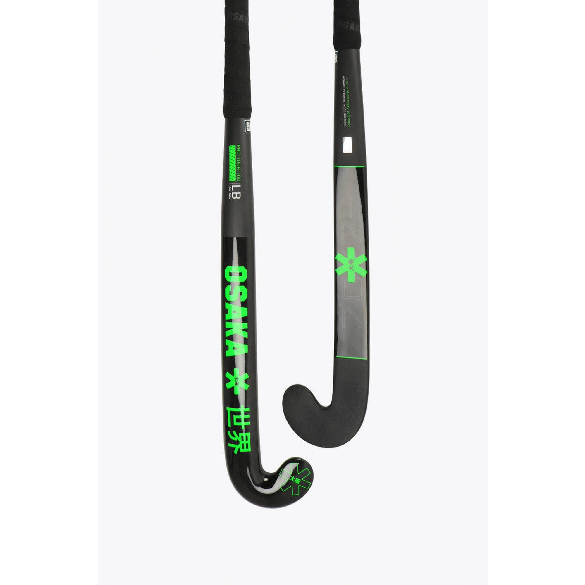 Osaka - Bâton De Hockey Sur Gazon Osaka Pro Tour 100 - Arc Bas | Noir Emblématique - Stick De Hockey - Noir - 36,5" - Decathlon