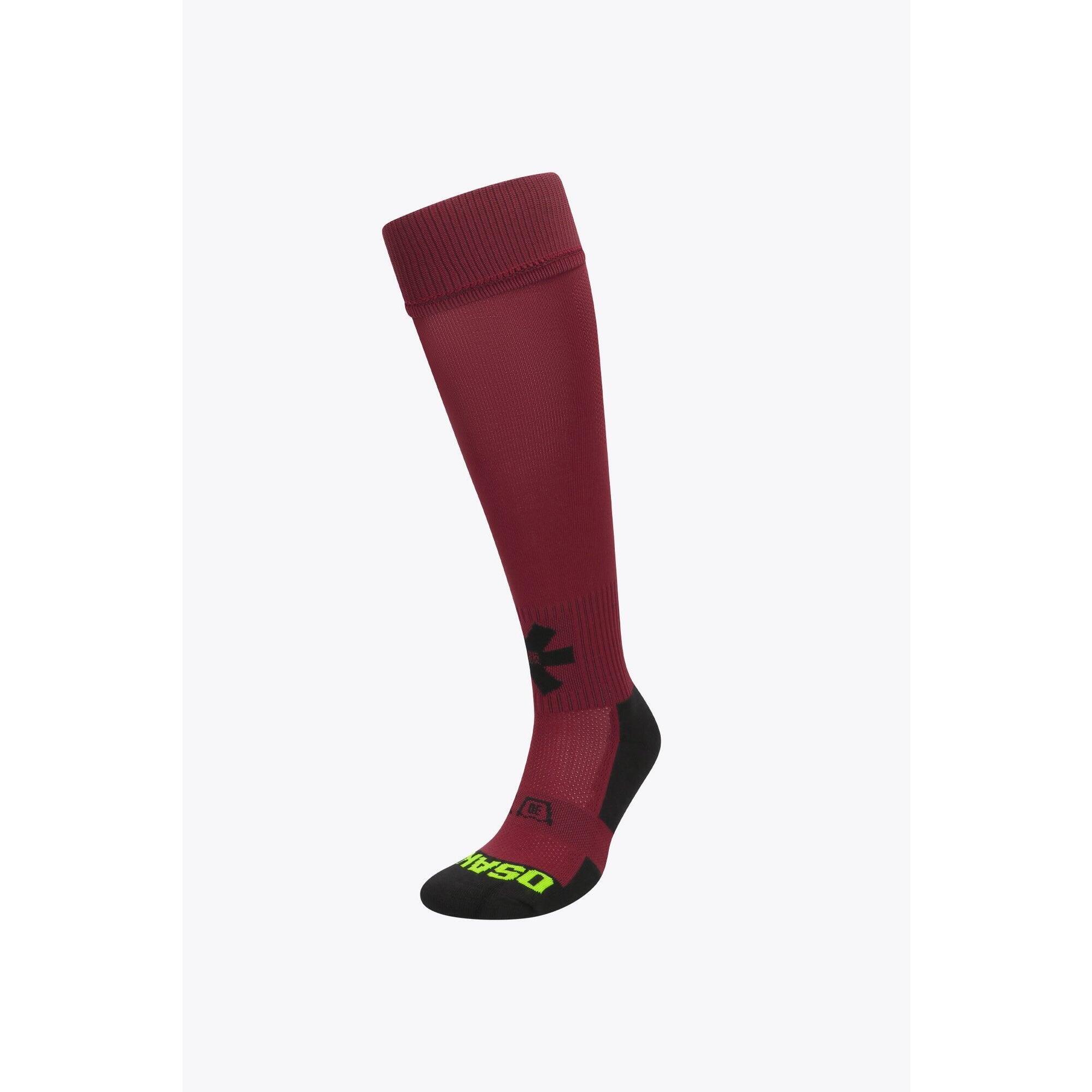 Osaka - Chaussettes De Hockey Sur Gazon Osaka | Bordeaux - Chaussettes - Rouge - 31/35 - Decathlon