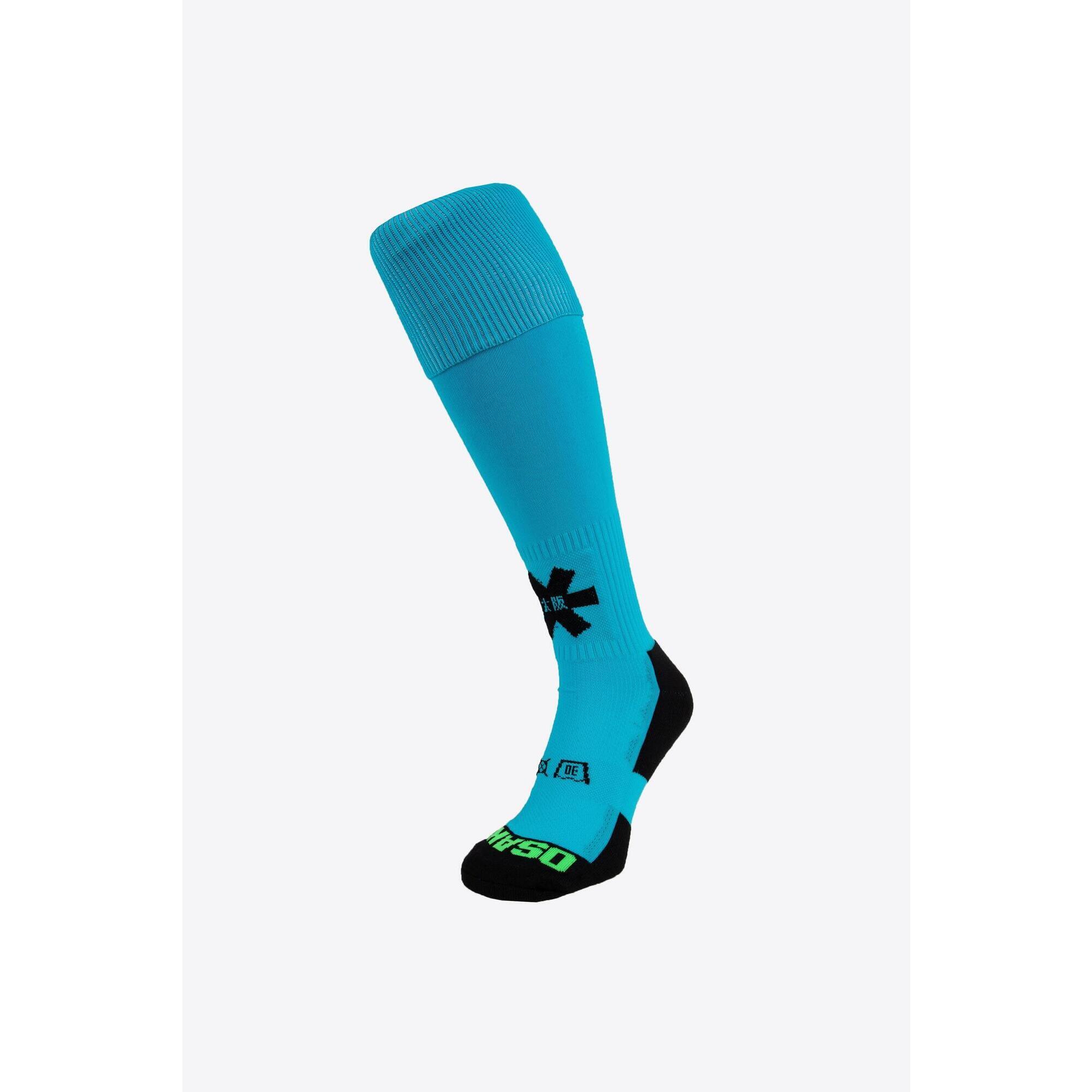 Osaka - Chaussettes De Hockey Sur Gazon Osaka | Turquoise Vif - Chaussettes - Orange|rouge - 45/47 - Decathlon