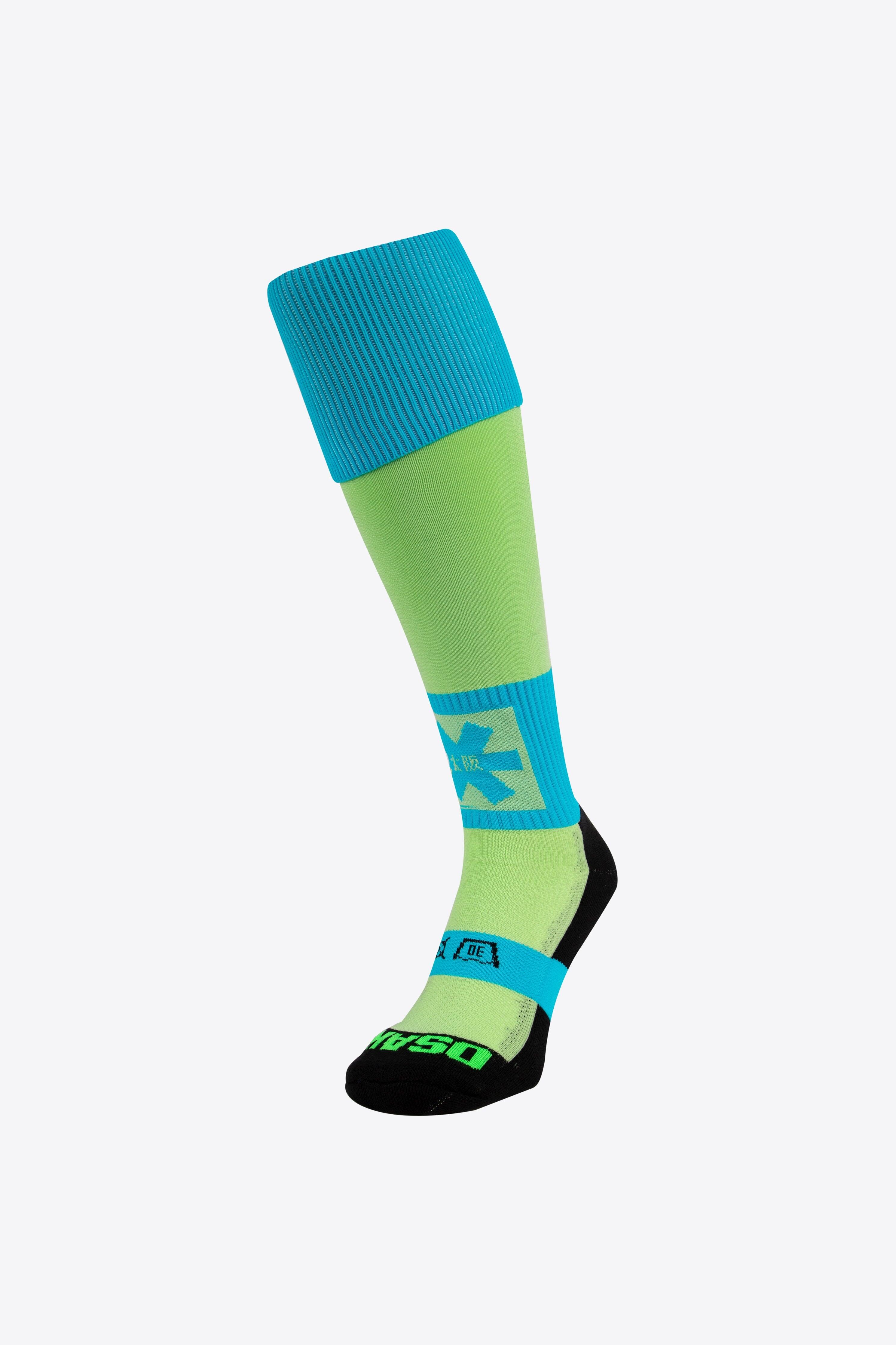 Chaussettes de hockey sur gazon Osaka | Turquoise vif-menthe néo