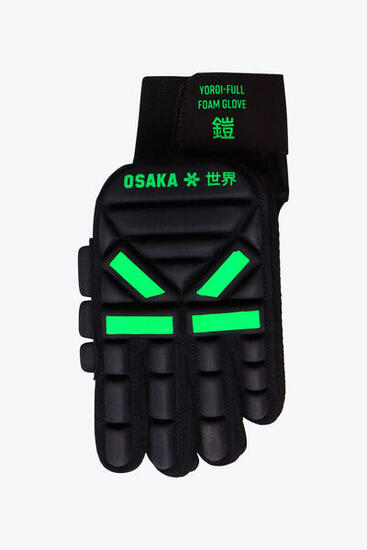Osaka feldhockey handschuhe Yoroi Vollschaum – Linke Hand | Ikonisches Schwarz