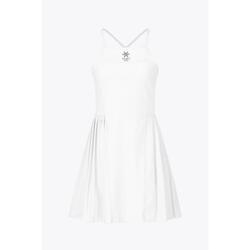 Robe technique plissée Osaka pour femmes | Blanc