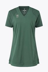 Robe technique à col en V Osaka pour femme | Vert Bayou