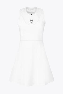 Osaka Damen Floucy Kleid | Weiß