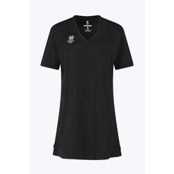 Robe technique à col en V Osaka pour femmes | Noir