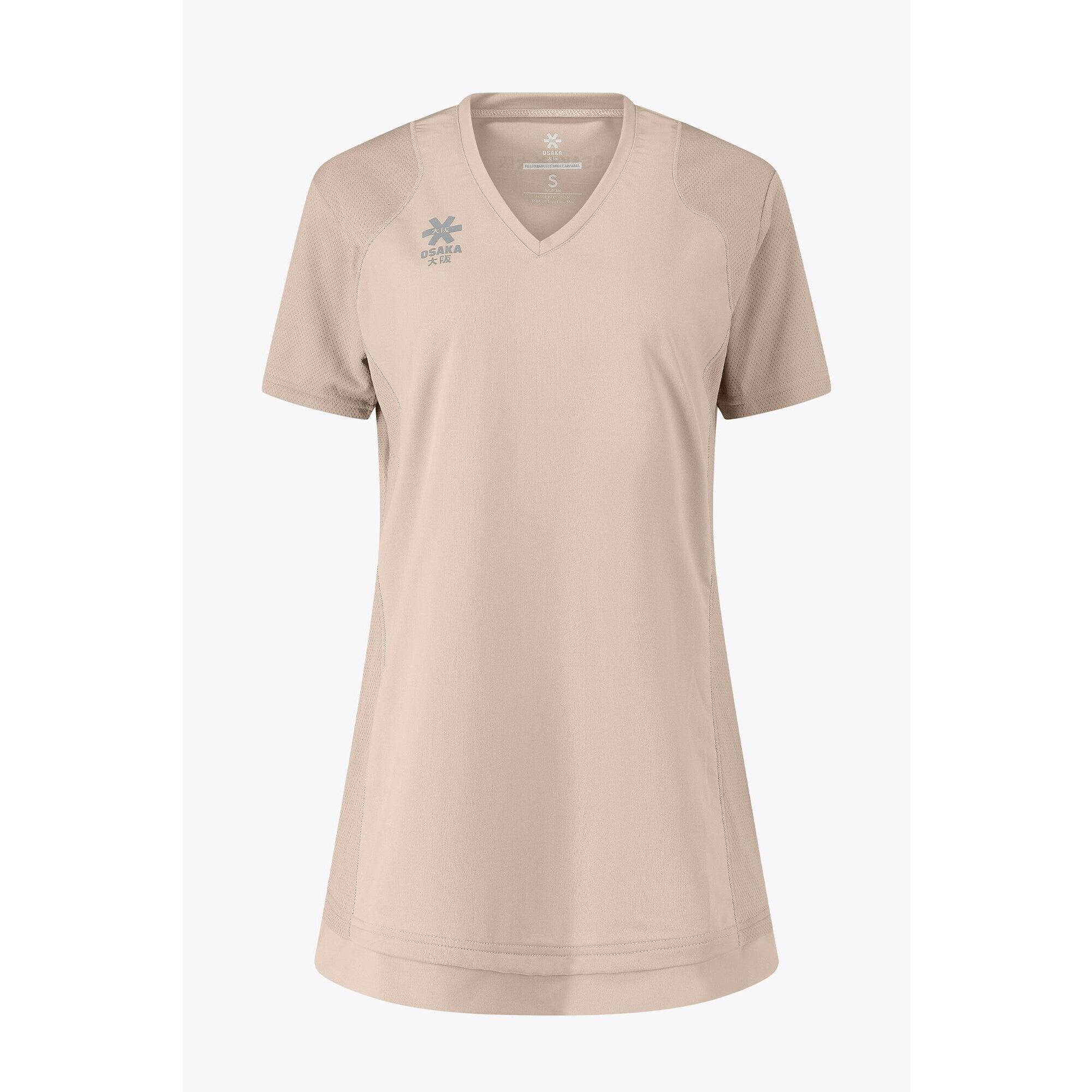 Osaka - Robe Technique À Col En V Osaka Pour Femme | Gris Soutenu - Robe - Rose - 44 L - Decathlon