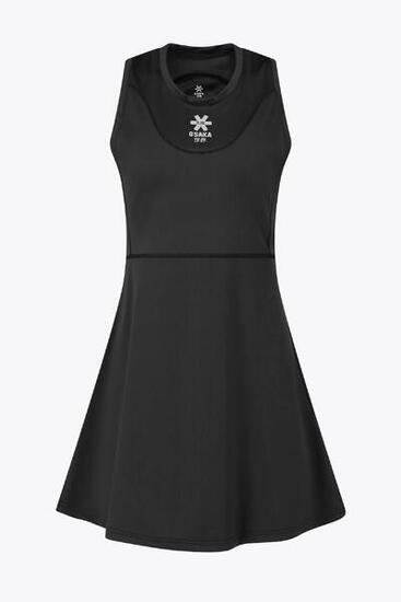 Osaka Damen Floucy Kleid | Schwarz
