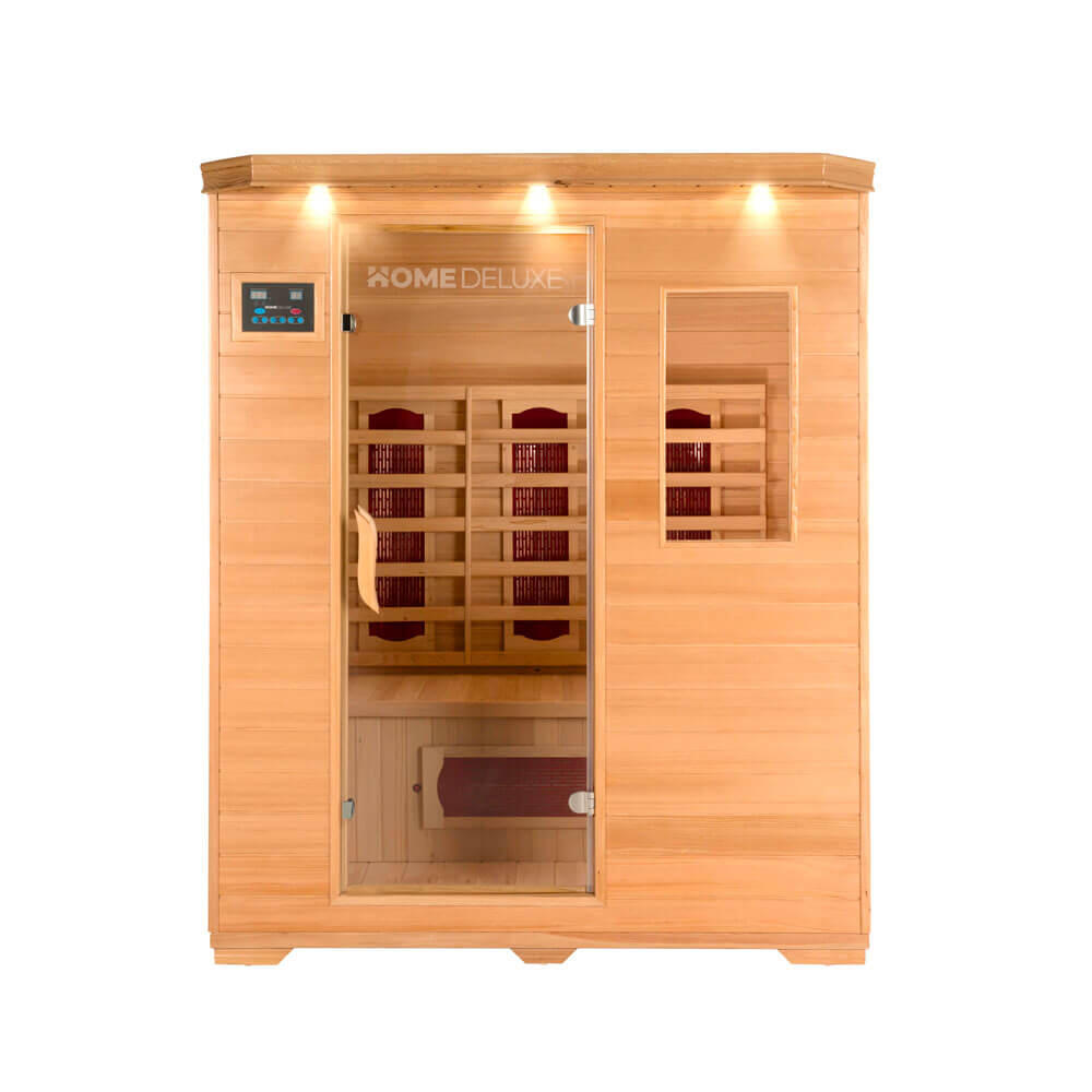 Home Deluxe - Cabine Infrarouge – Modèle Redsun L - Cabine Infrarouge - Marron - 42 M/l - Decathlon
