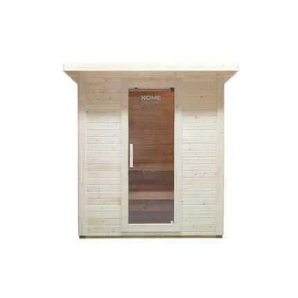 Cabane de sauna Outdoor avec vestibule TALO XL - 400 x 217 cm pour 5 personnes