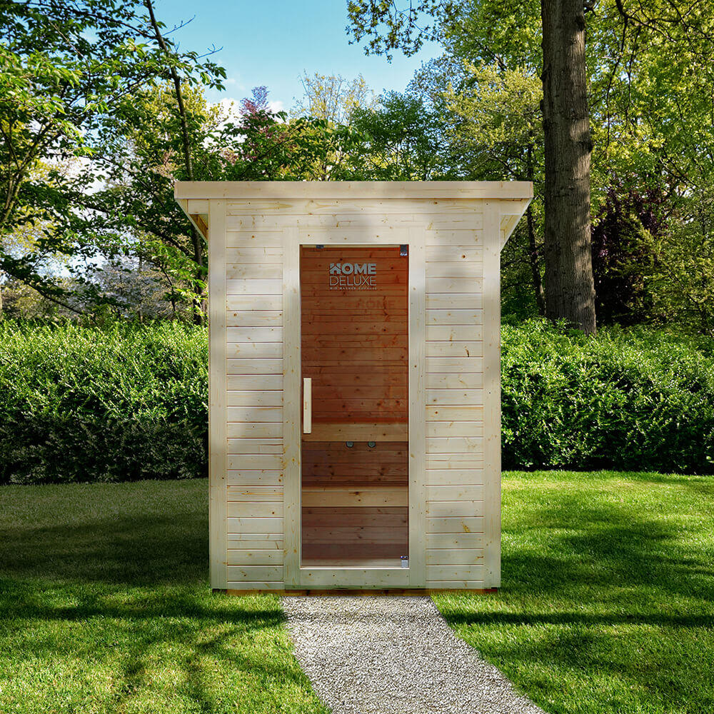 Cabane de sauna TALO M – Dimensions : 191 × 157 × 221 cm 2/7