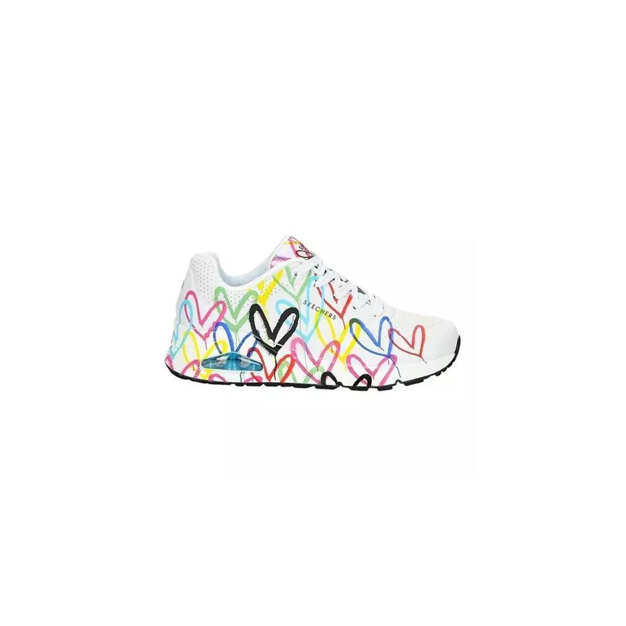 Femme UNO-SPREAD THE LOVE Skechers WMLT 155507 Blanc Skechers