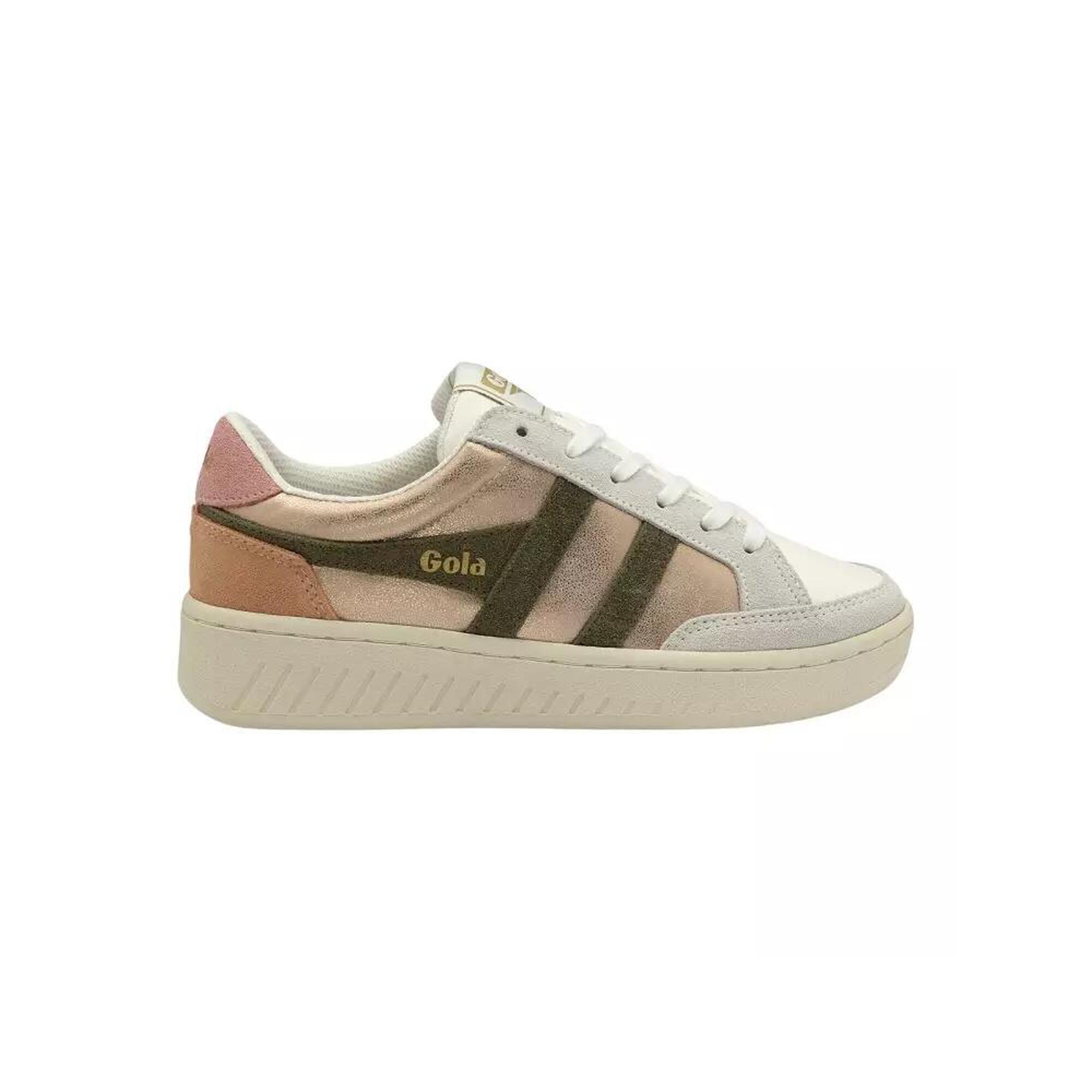 Gola - Baskets Femme Baskets Gola Superslam Blaze Marron Marron Gola - Chaussures De Sport - Blanc|gris|marron - 39 - Decathlon