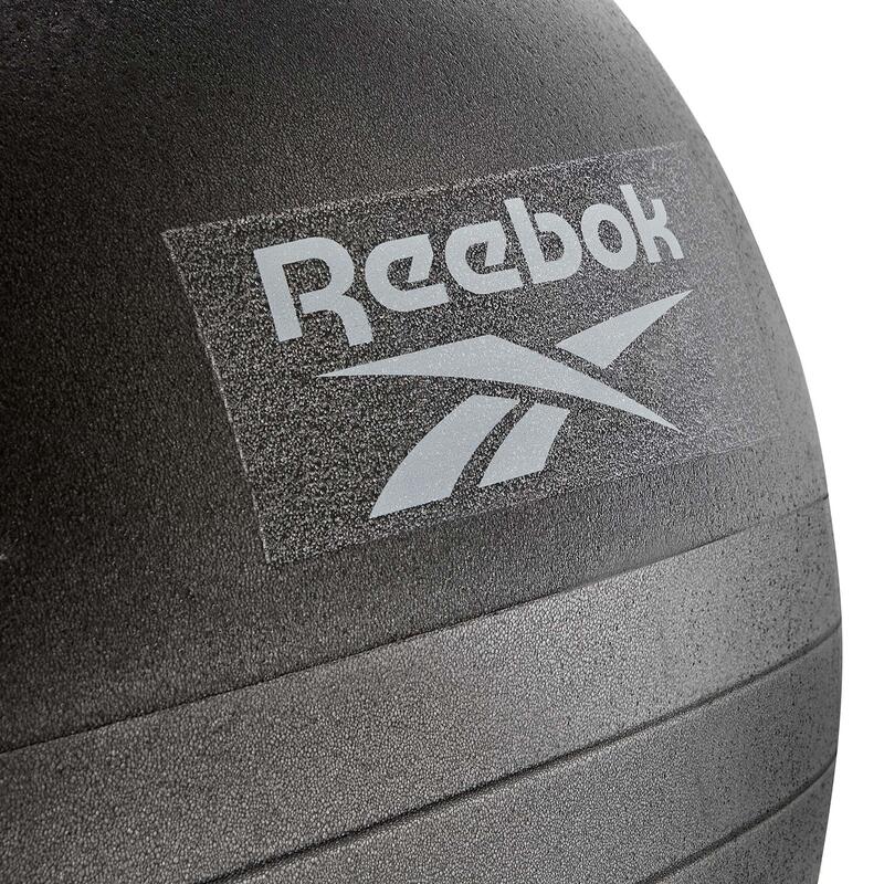 Bola de ginástica Reebok preta 75 cm