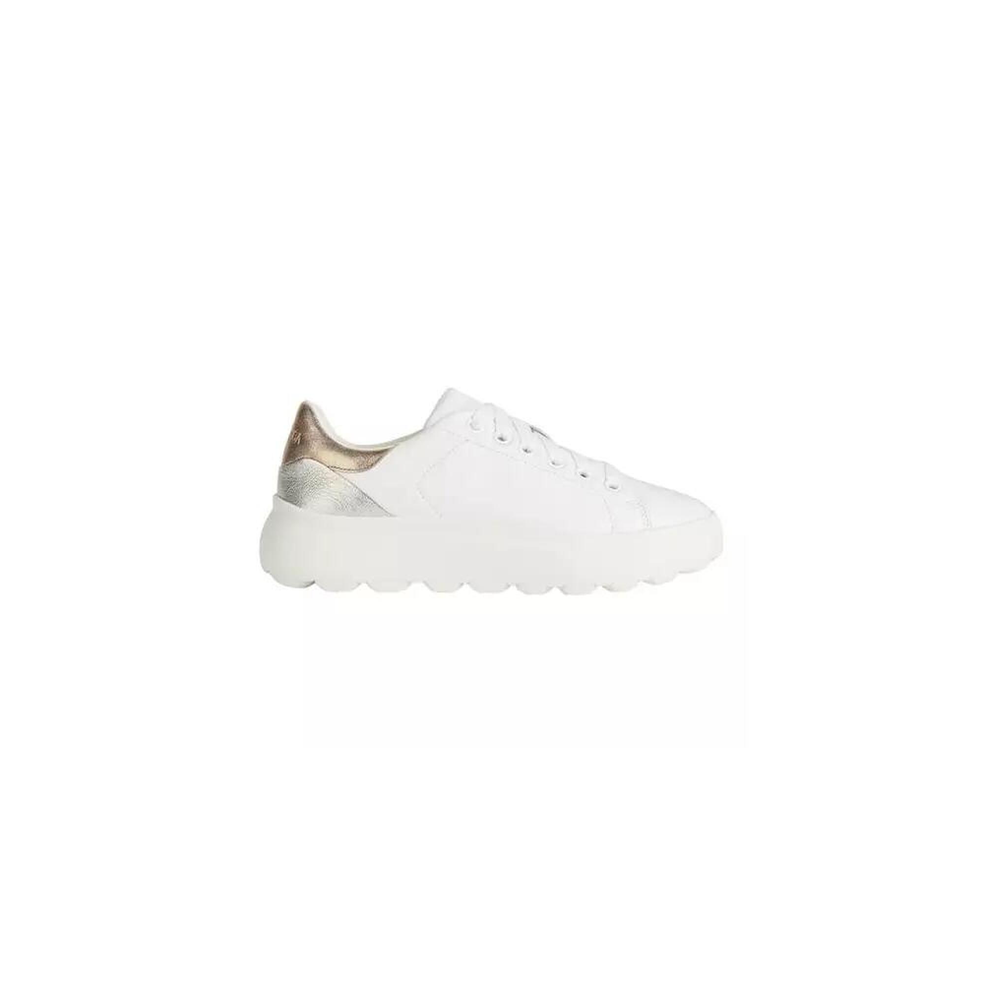 Geox - Baskets Femme Baskets Geox D Spherica Ec4.1 Blanc Blanc Geox - Chaussures De Sport - Blanc - Decathlon