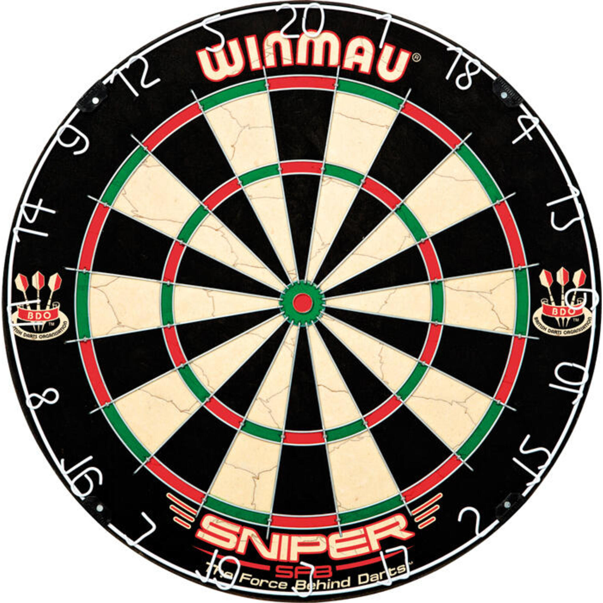 Winmau - Jeu De Fléchettes Sniper, Fléchettes Incluses - Cible De Fléchettes - Noir - Taille Unique - Decathlon