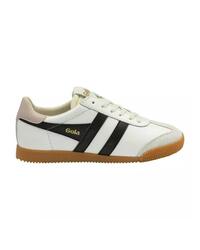 Baskets Femme Baskets Gola GOLA ELAN LEATHER Blanc Blanc Gola