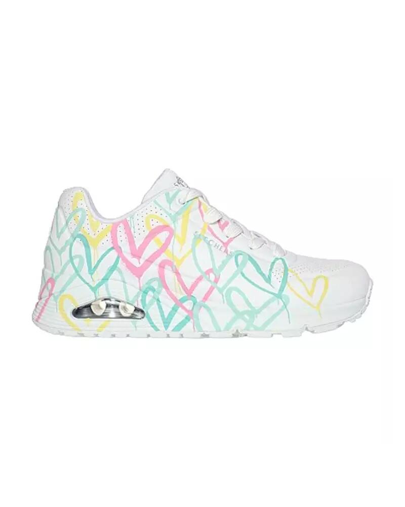 SKECHERS Baskets Femme UNO - CHANGED LOVE Skechers WMLT 177982 Blanc SKECHERS