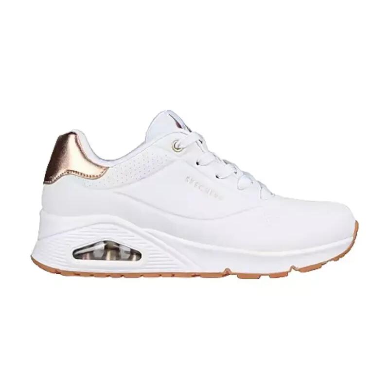Baskets Femme Baskets Skechers UNO - GOLDEN AIR Blanc Blanc Skechers