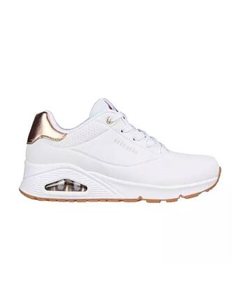 Baskets Skechers Uno - Golden Air, Blanc, Femmes