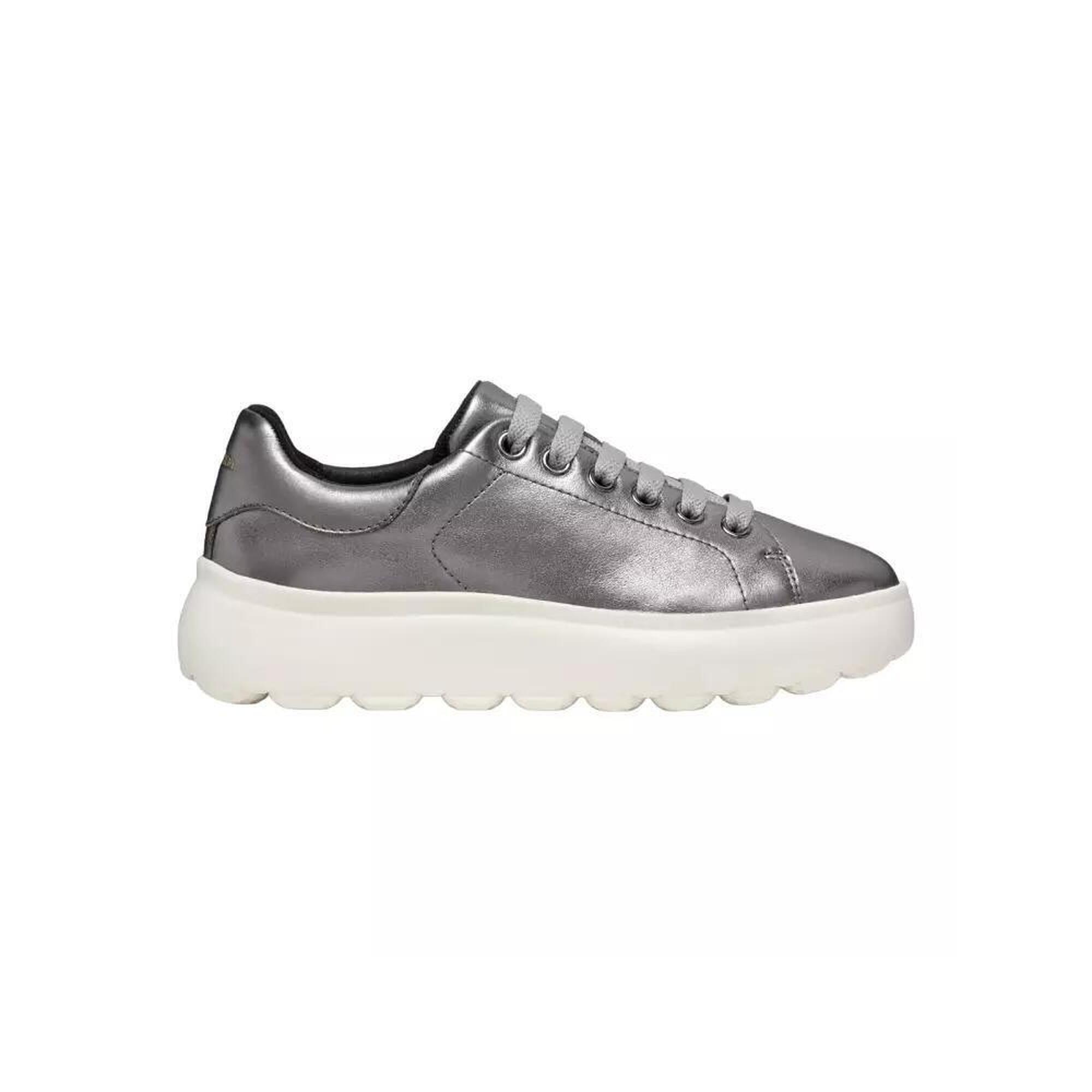 Geox - Baskets Femme Baskets Geox D Spherica Ec4.1 Argent Argent Geox - Baskets - Gris - 36 - Decathlon