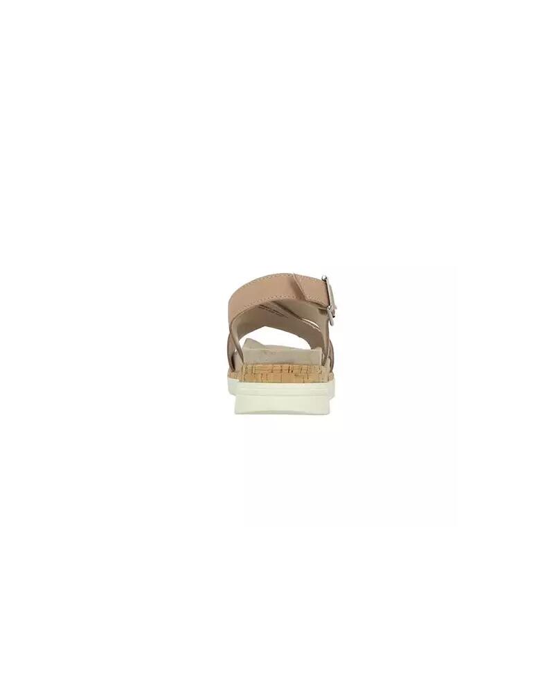 Sandales compensées Femme - ZELENNA Beige 5/5