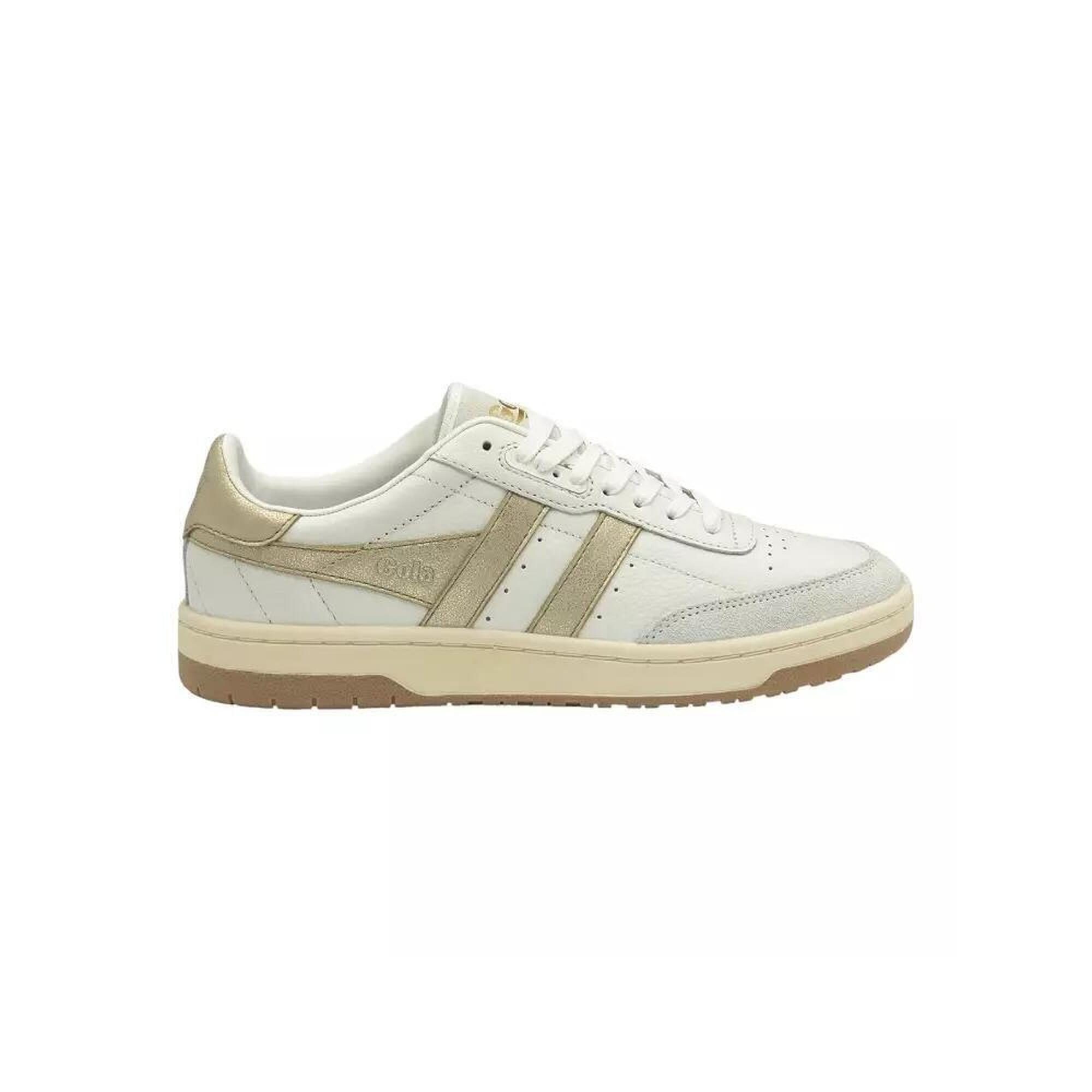 Gola - Baskets Femme Baskets Gola Gola Falcon Mirror Blanc Blanc Gola - Baskets - Blanc|jaune - 37 - Decathlon