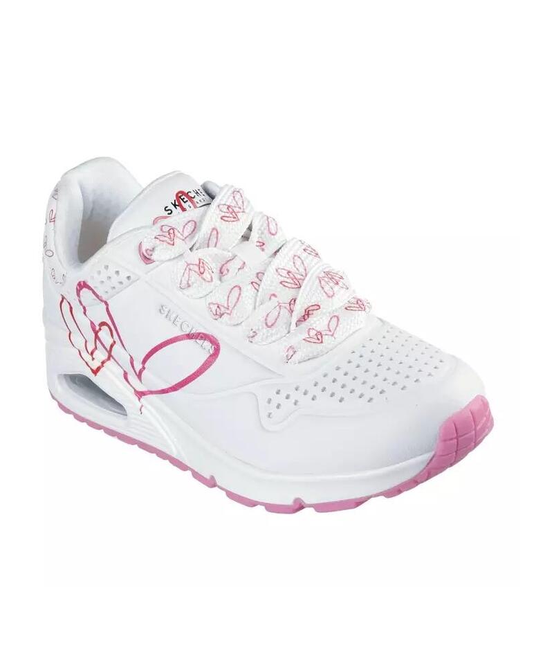 Adidasy Skechers Uno - Twin Hearts, Kobiety