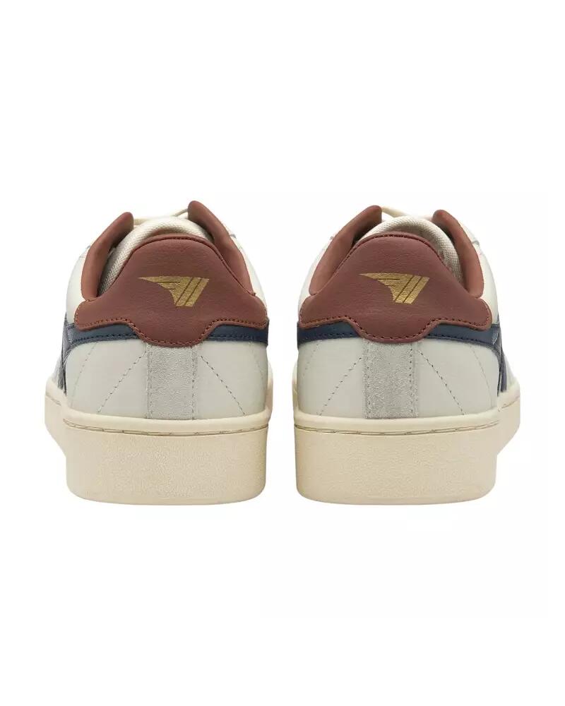 Baskets Homme Baskets Gola CONTACT LEATHER Blanc Blanc Gola 4/5