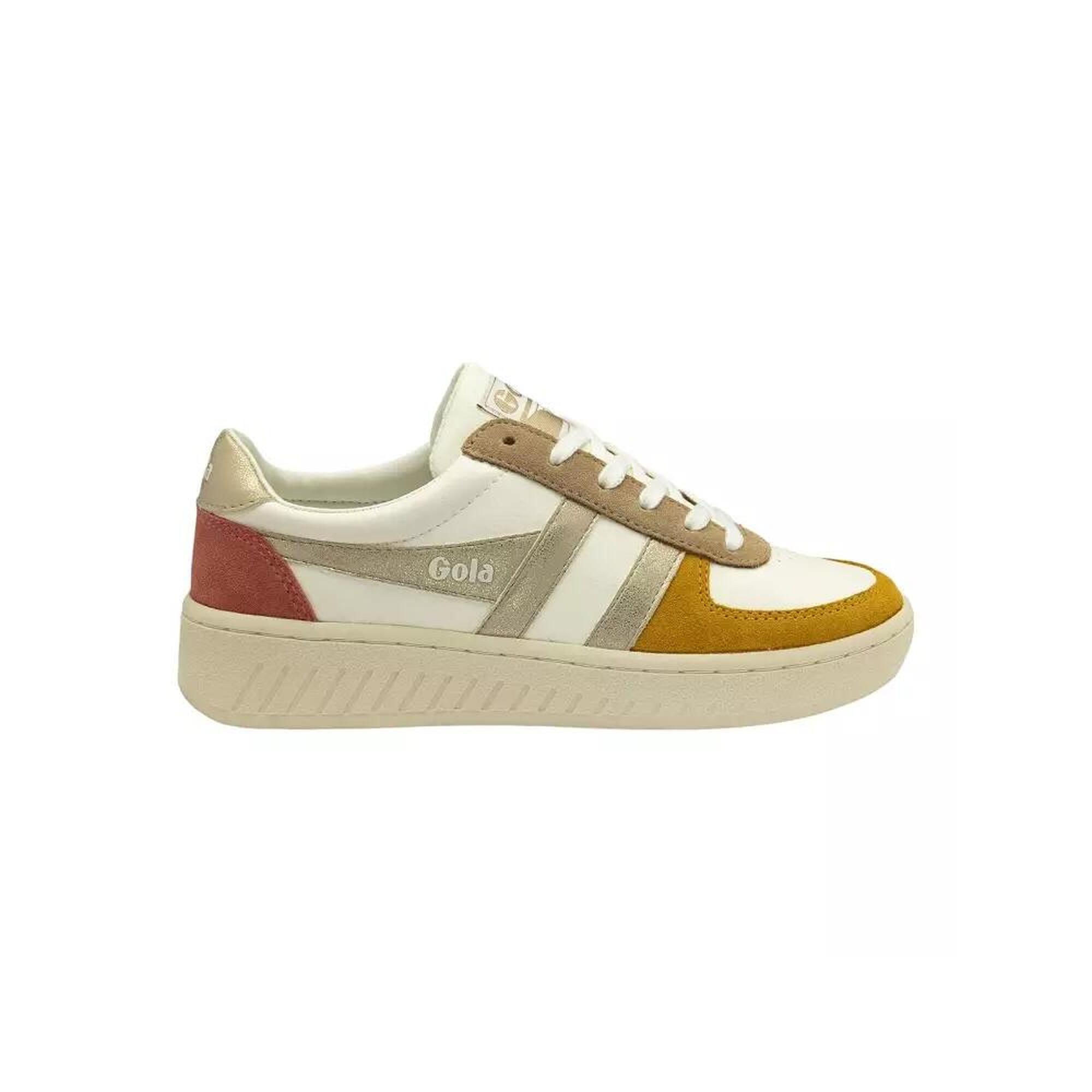 Gola - Baskets Femme Baskets Gola Grandslam Quadrant Multicolore Multicolore Gola - Baskets - Blanc|multicolore - 39 - Decathlon