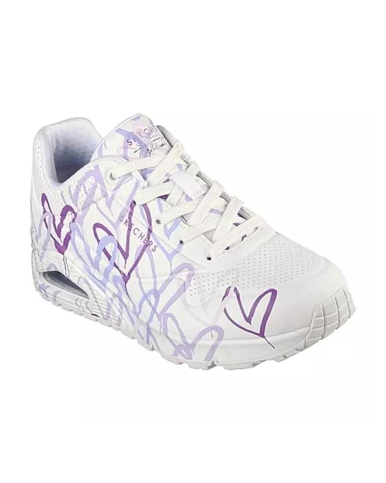 Tenisówki Skechers Model Uno-spread The Love Kolor Biały