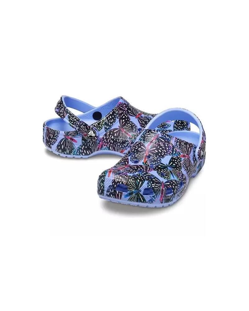Mules Crocs CLASSIC BUTTERFLY CLOG Violet 3/5