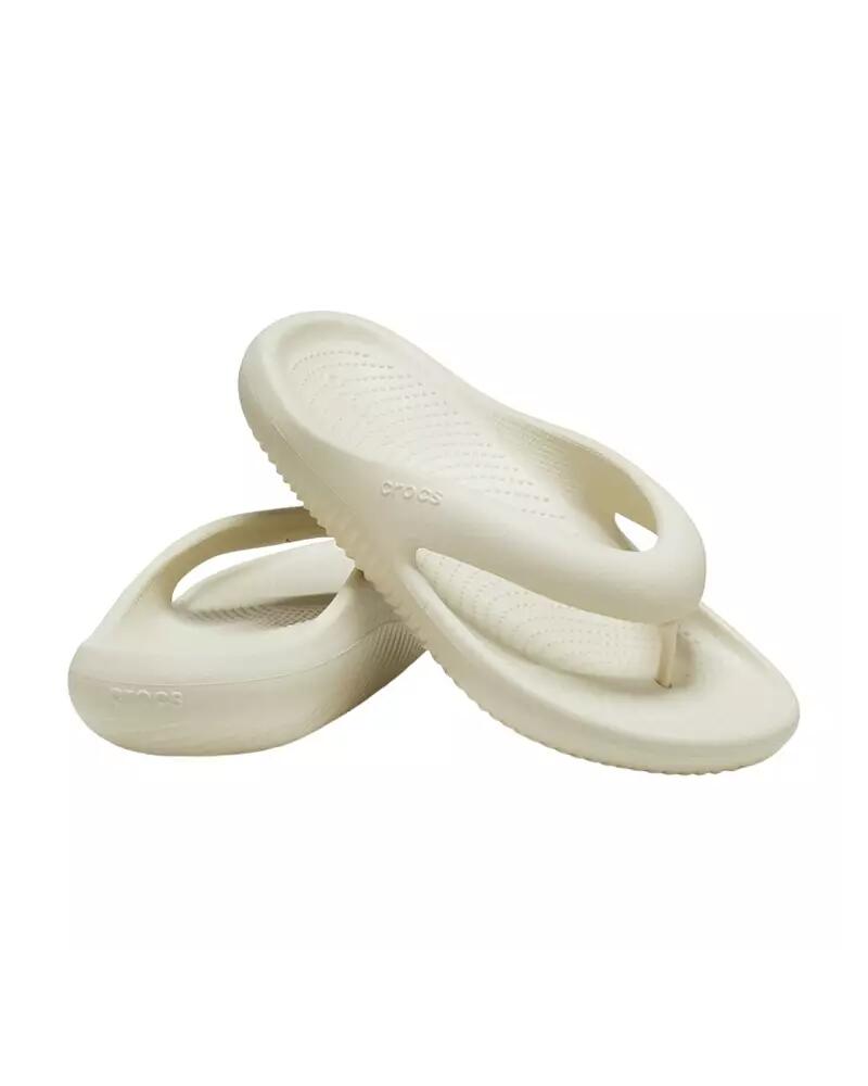 Mules Crocs MELLOW RECOVERY FLIP BONE Beige 2/5