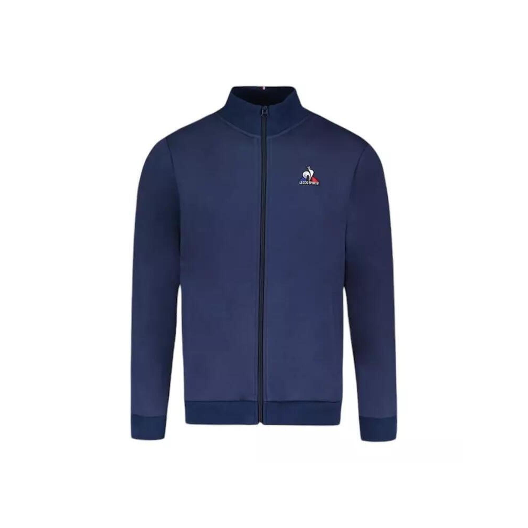 LE COQ SPORTIF Mikiny Le Coq Sportif Model Ess Fz Sweat N Barva Modrý