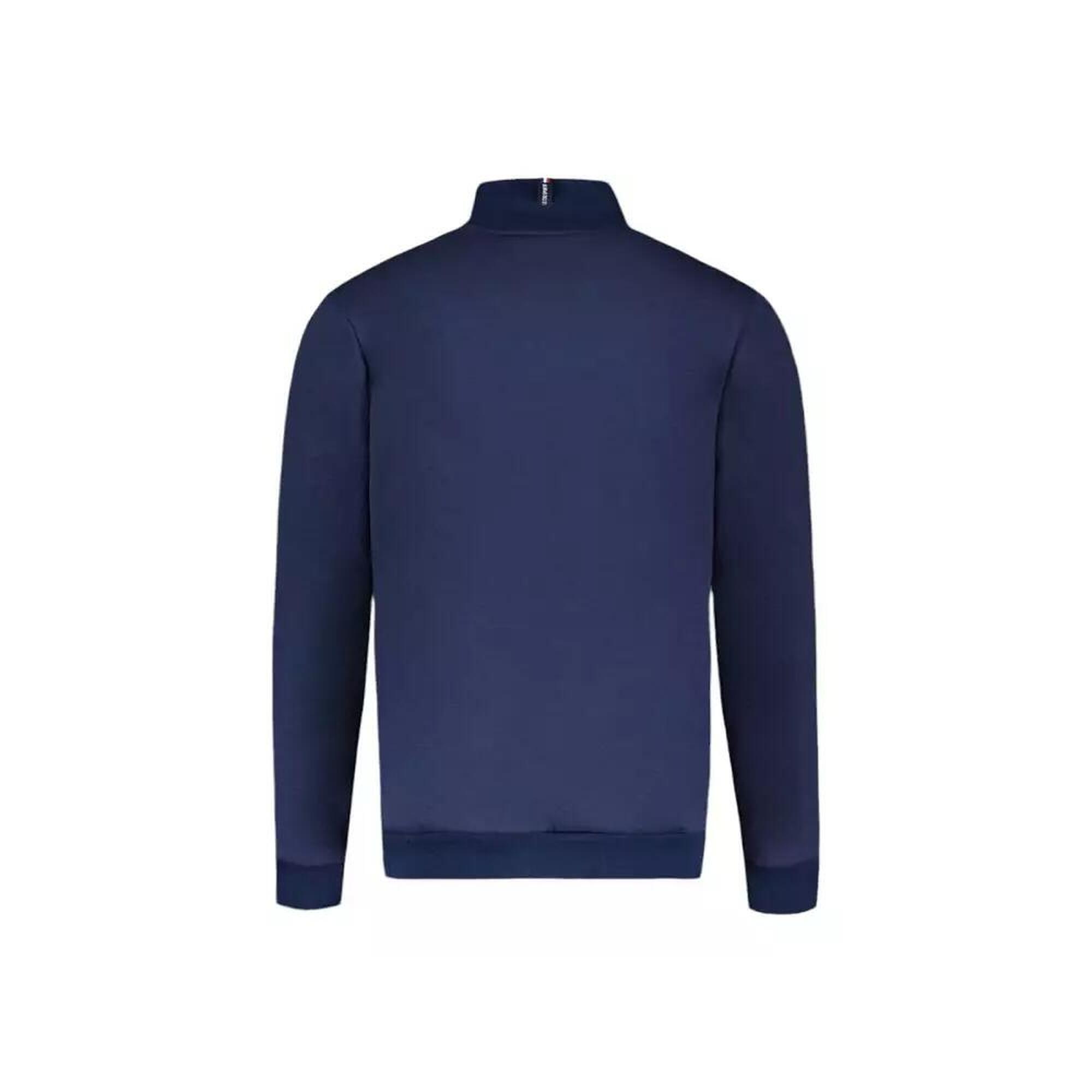 Hanorac Le Coq Sportif Model Ess Fz Sweat N Culoare Albastru