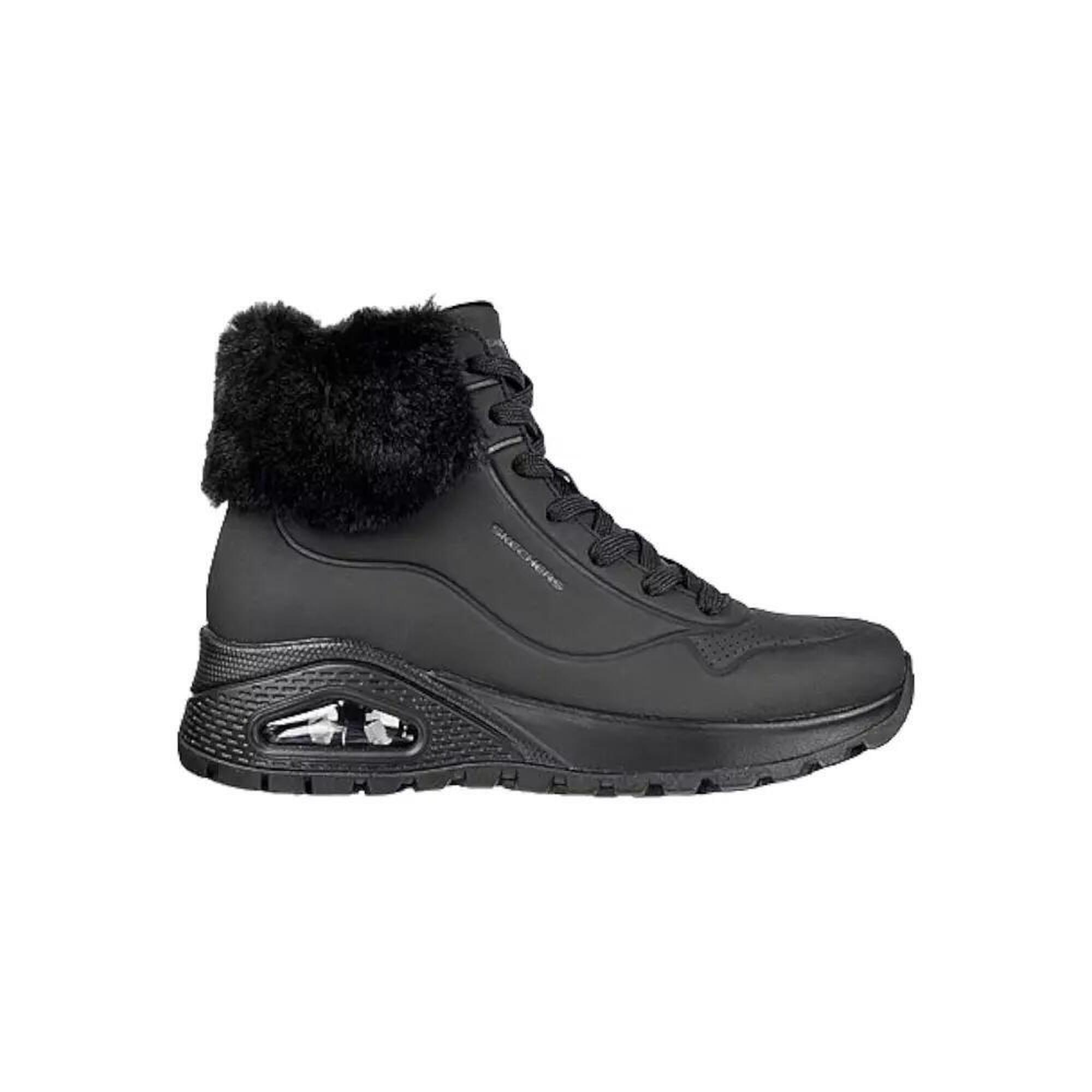 Botas Skechers Uno RuggedFall Air, Preto, Mulheres