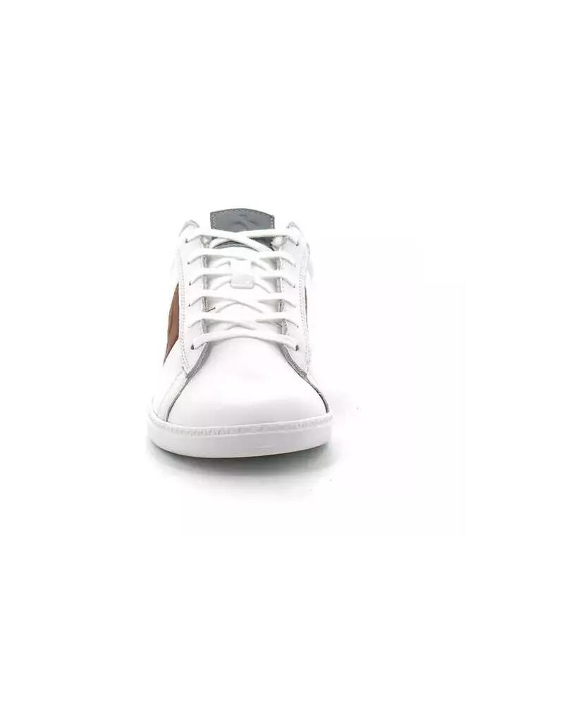 Baskets Le Coq Sportif COURTCLASSIC GS BLACK JEA Blanc 4/5